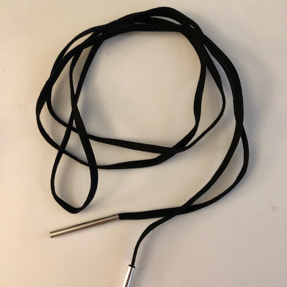 Black rope choker